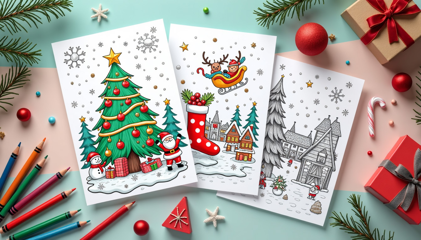 free christmas coloring pages fine motor skills Child coloring detailed holiday ornaments on printable Christmas Coloring Pages