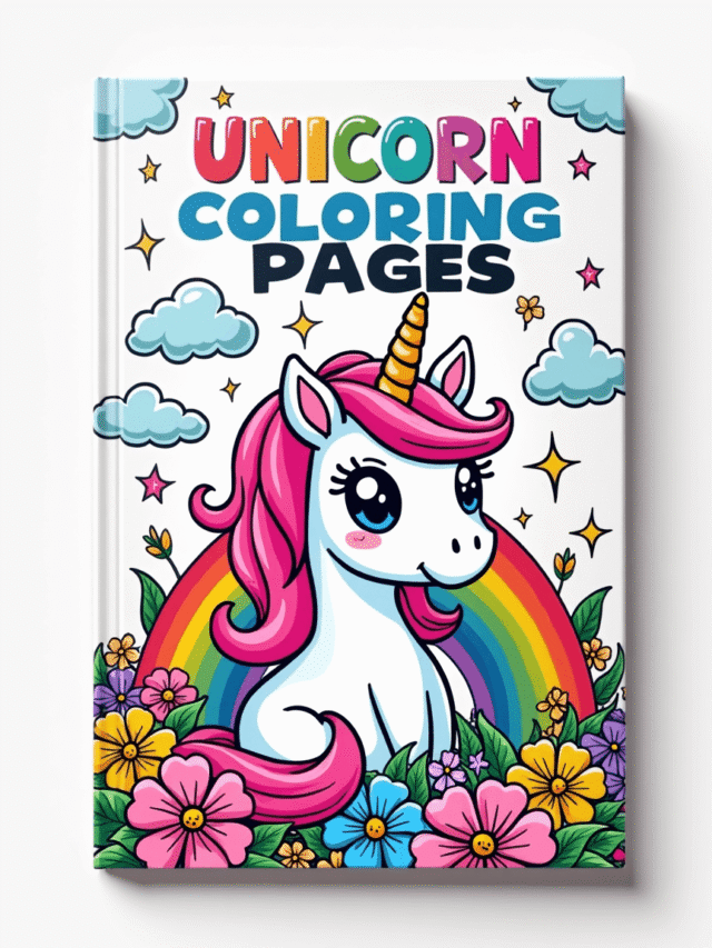 Free Unicorn Coloring Pages | Printable PDF