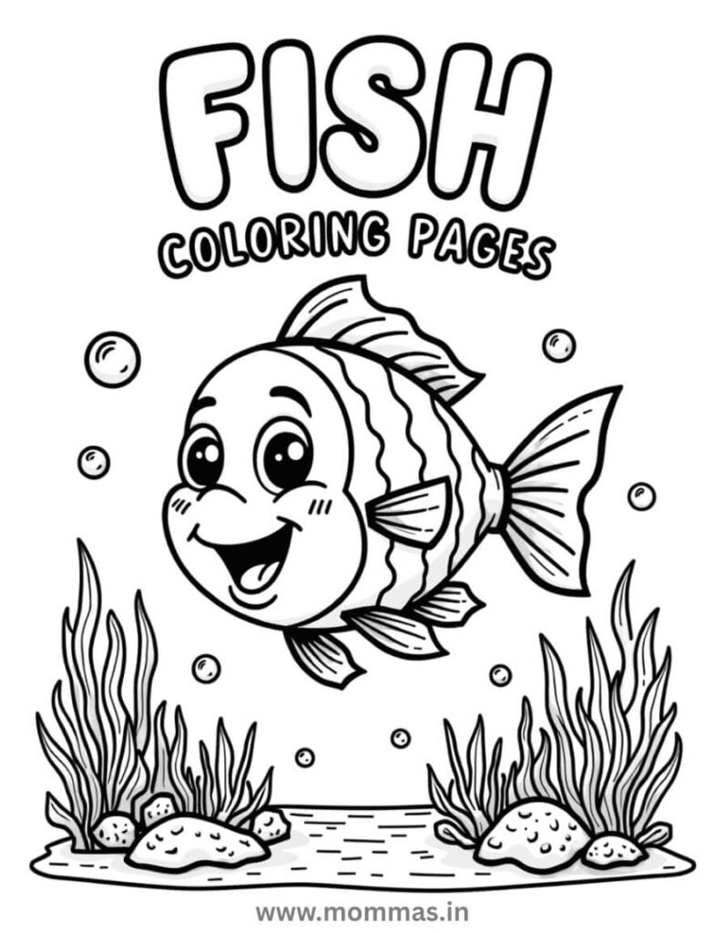 fish coloring pages printable