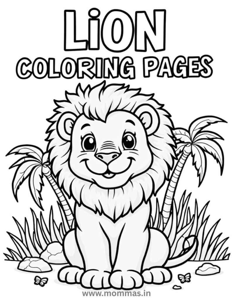 lion coloring pages printable