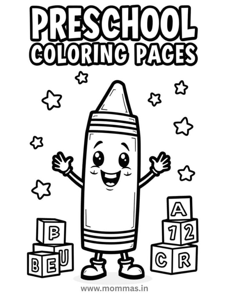 preschool coloring pages printable