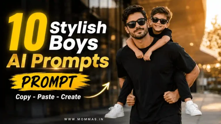 10 stylish father son portrait ideas banner created using boys ai prompts
