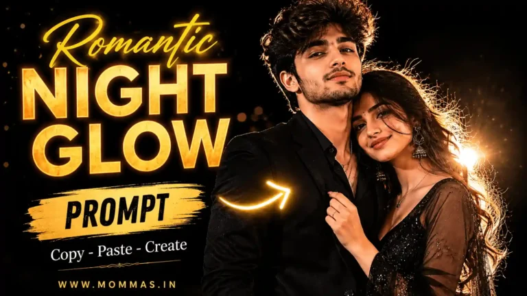 couple prompt gemini romantic night portrait 1.webp 1 romantic indian couple portrait created with couple prompt gemini at night