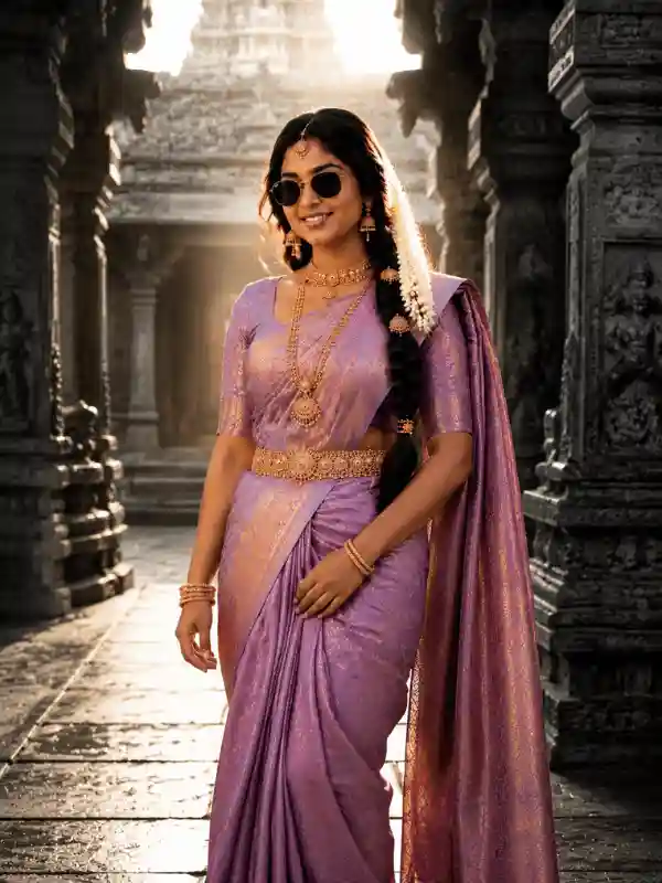 prompt for gemini ai girlfriend saree city skyline portrait 10.webp Girl in lavender saree city skyline portrait created using prompt for gemini ai girlfriend