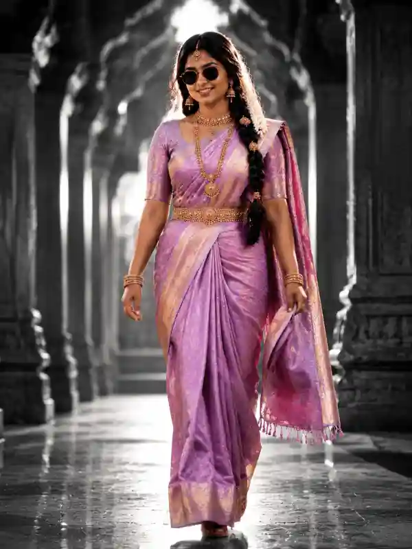 prompt for gemini ai girlfriend walking saree heritage corridor 5.webp Girl walking in lavender saree in heritage corridor created using prompt for gemini ai girlfriend