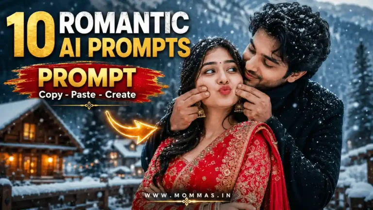 Romantic couple ai prompt copy and paste cozy indoor coffee winter scene