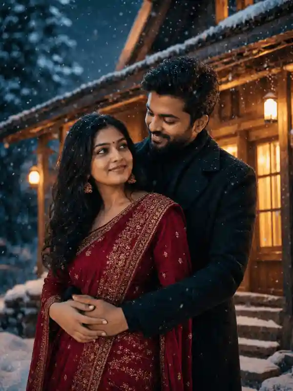 romantic couple ai prompt copy paste winter cabin love 2.webp Romantic couple ai prompt copy and paste winter cabin romance scene