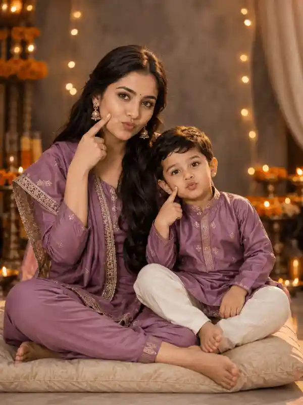 gemini ai mother son prompt copy paste festive.webp Gemini AI mother and son prompt copy paste for a traditional festive portrait