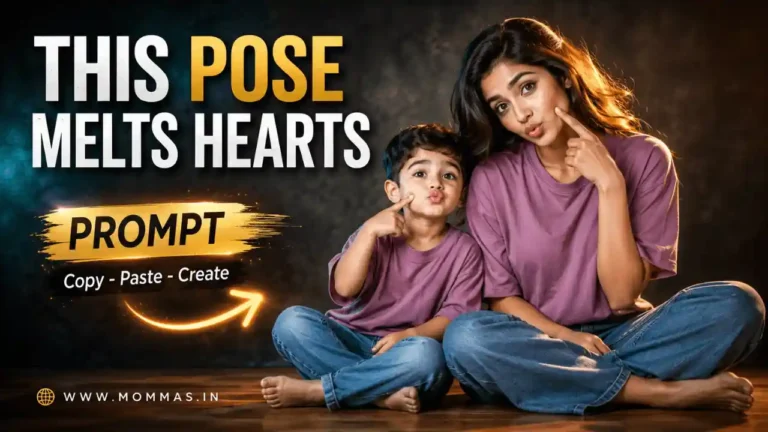 Mother and son studio portrait for gemini ai mother and son prompt copy paste