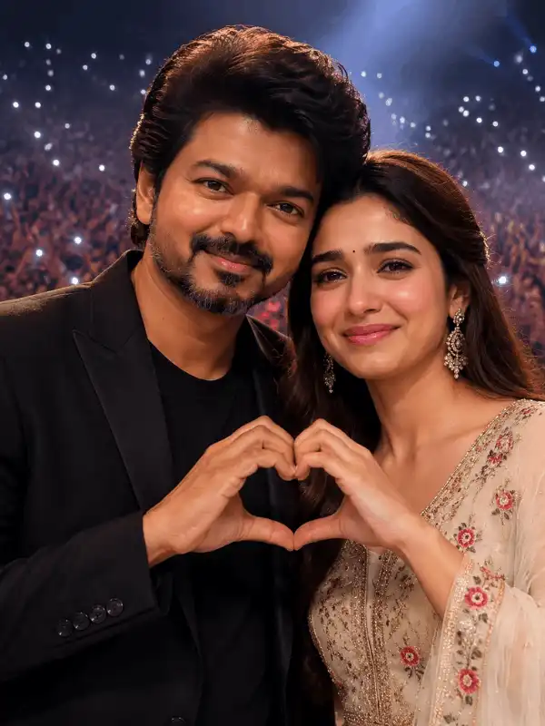 thalapathy vijay prompt gemini warm stage closeup.webp Thalapathy Vijay prompt Gemini warm concert close-up with emotional fan portrait
